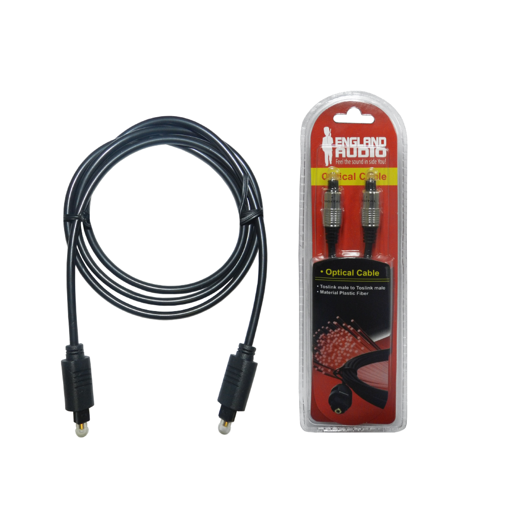CABLE OPTICO DE AUDIO DIGITAL 4 MTS, PLUG PLASTICO