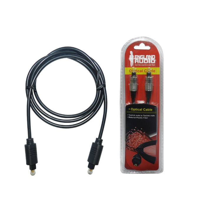 CABLE OPTICO DE AUDIO DIGITAL 4 MTS, PLUG PLASTICO