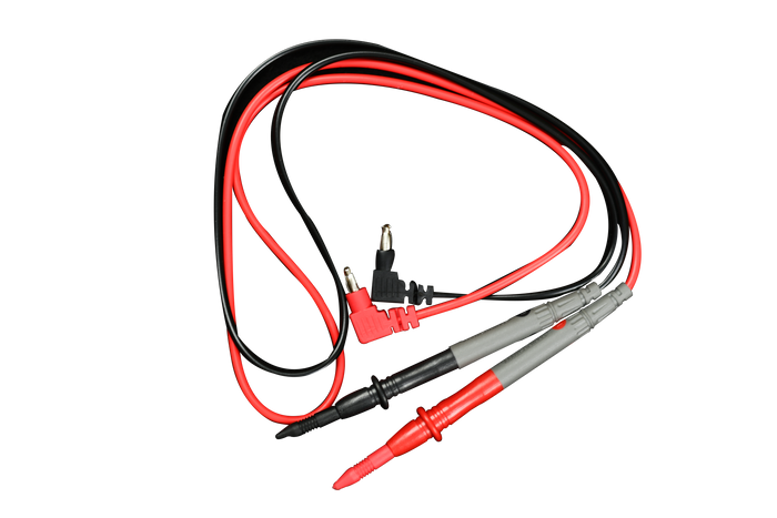 PAR DE PUNTAS CON CABLE PARA MULTIMETRO, 2CM
