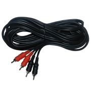 Cable para Audio 2 plug RCA a 2 plug RCA, 12 m Long. Cable, ACOUSTIC CA435-2P 12m