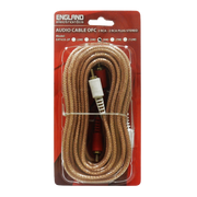 CABLE DE AUDIO TRANSPARENTE, 2 PLUG RCA A 2 PLUG RCA, CCS/CCA, 2MTS