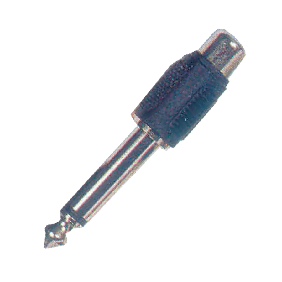 ADAPTADOR JACK RCA A PLUG 6.3MM MONO, METALICO