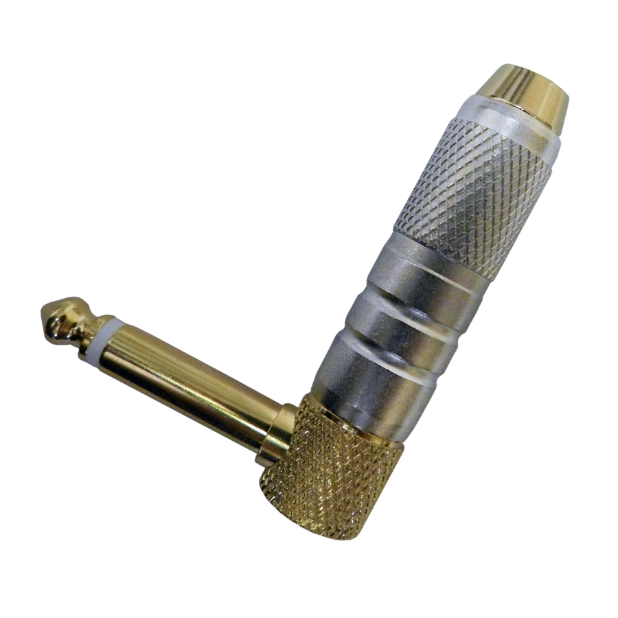 Plug 6.3 mm (Macho) Monofónico, Metálico, Aislación Baquelita, CLIMB 102S