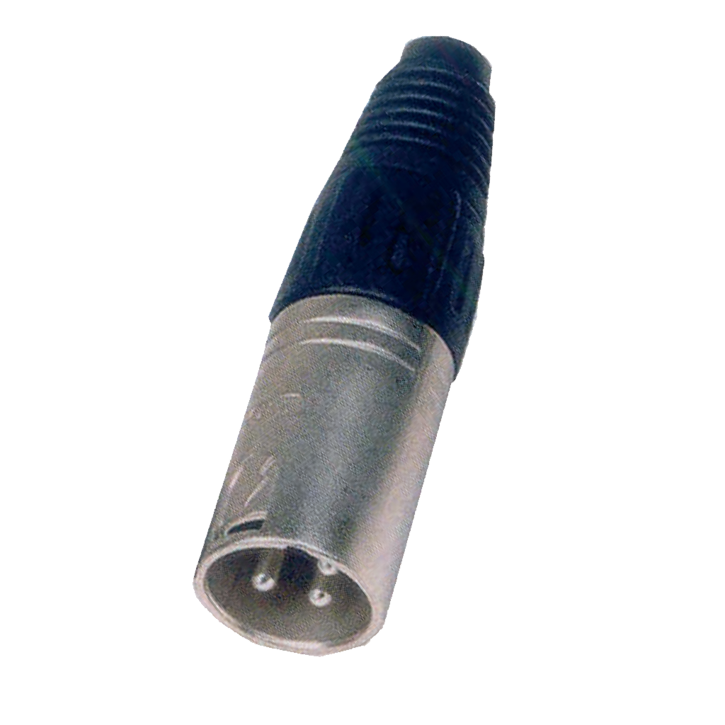 PLUG XLR, 3 PINES, METALICO