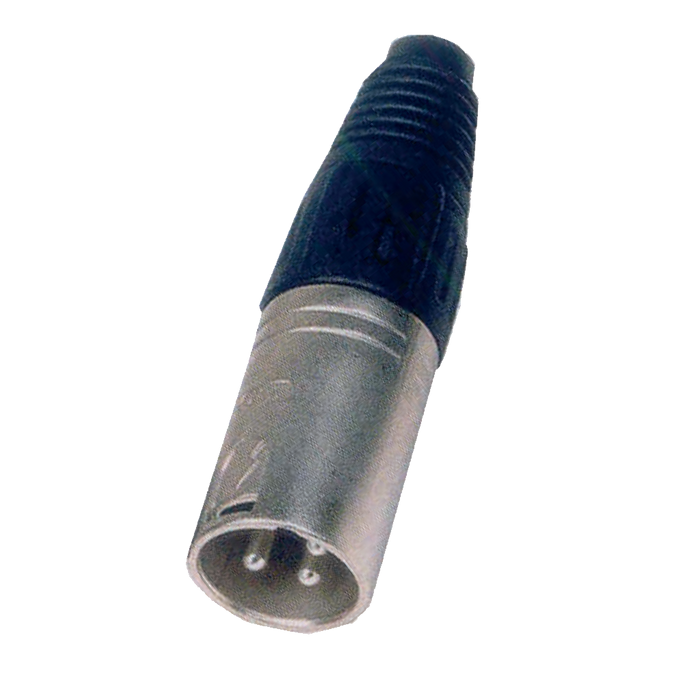 PLUG XLR, 3 PINES, METALICO
