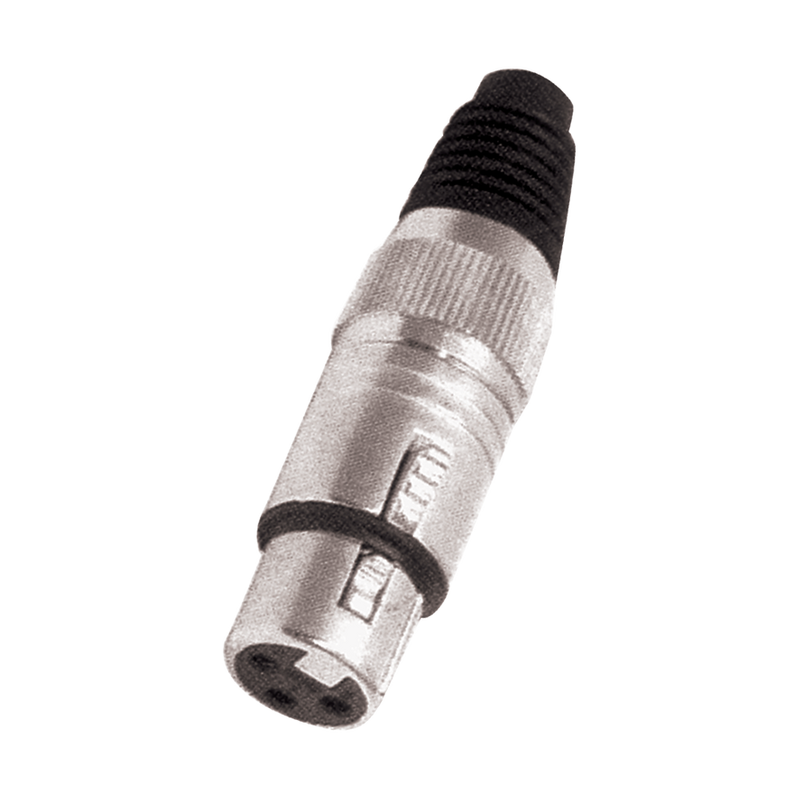 JACK XLR, 3 PINES, METALICO