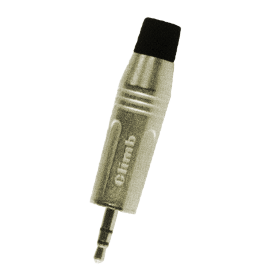 PLUG 3.5MM, SIN RESORTE, ESTEREO, METALICO