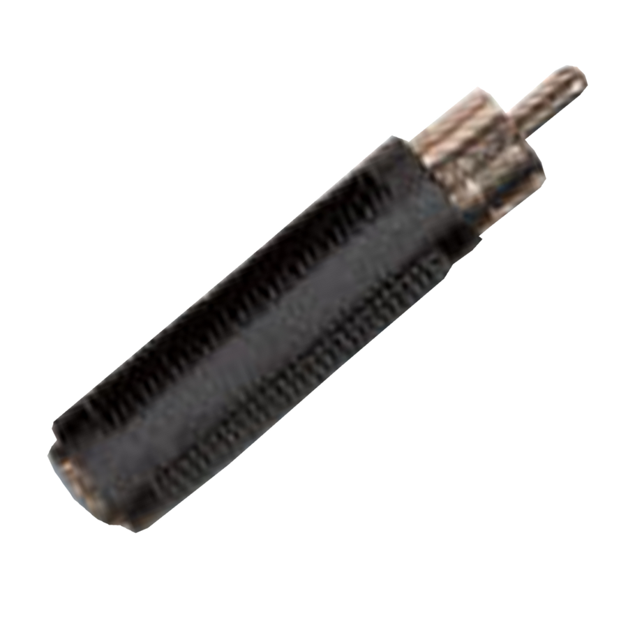 ADAPTADOR JACK 6.3MM MONO A PLUG RCA, PLASTICO
