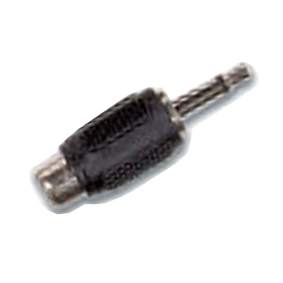 ADATADOR JACK RCA A PLUG 3.5MM MONO, PLASTICO