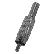 PLUG RCA, CON RESORTE, METALICO