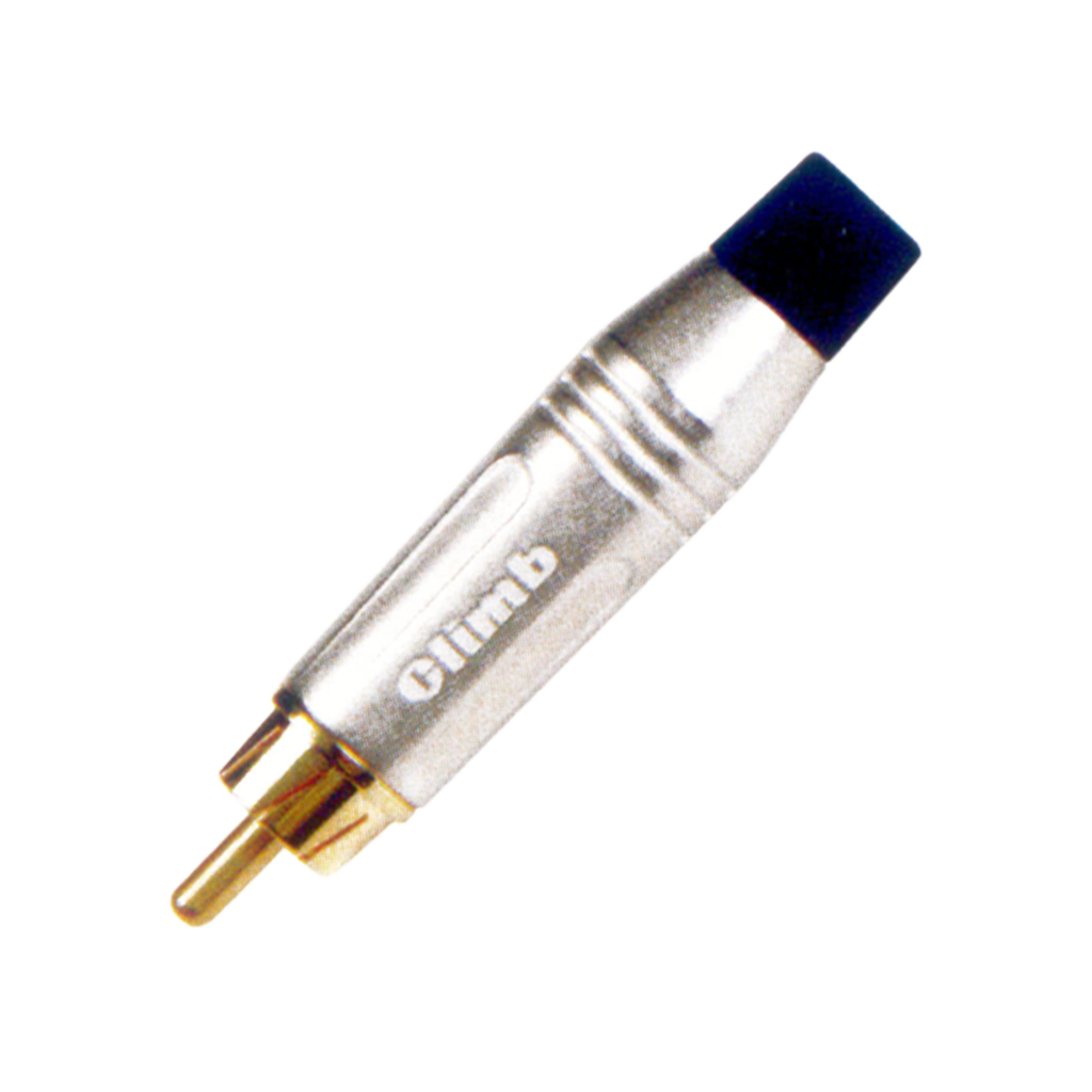 PLUG RCA, SIN RESORTE, METALICO
