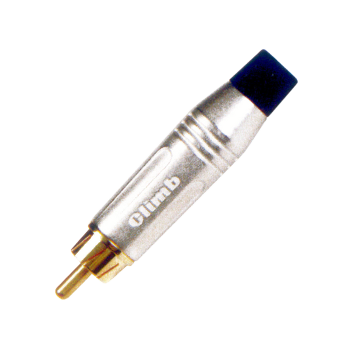 PLUG RCA, SIN RESORTE, METALICO