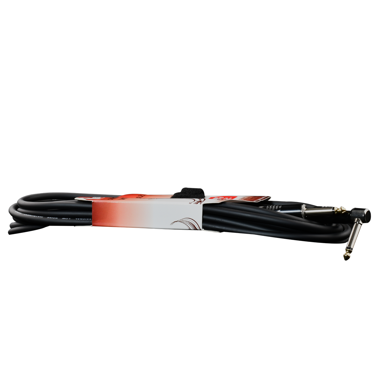 CABLE DE AUDIO, PLUG 6.3MM MONO EN L A PLUG 6.3MM MONO, OFC, 6MTS