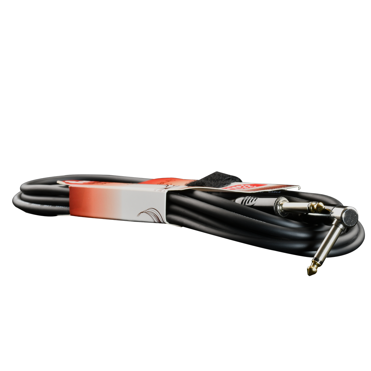 CABLE DE AUDIO, PLUG 6.3MM MONO EN L A PLUG 6.3MM MONO, OFC, 6MTS