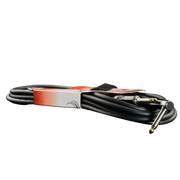 CABLE DE AUDIO, PLUG 6.3MM MONO EN L A PLUG 6.3MM MONO, OFC, 6MTS