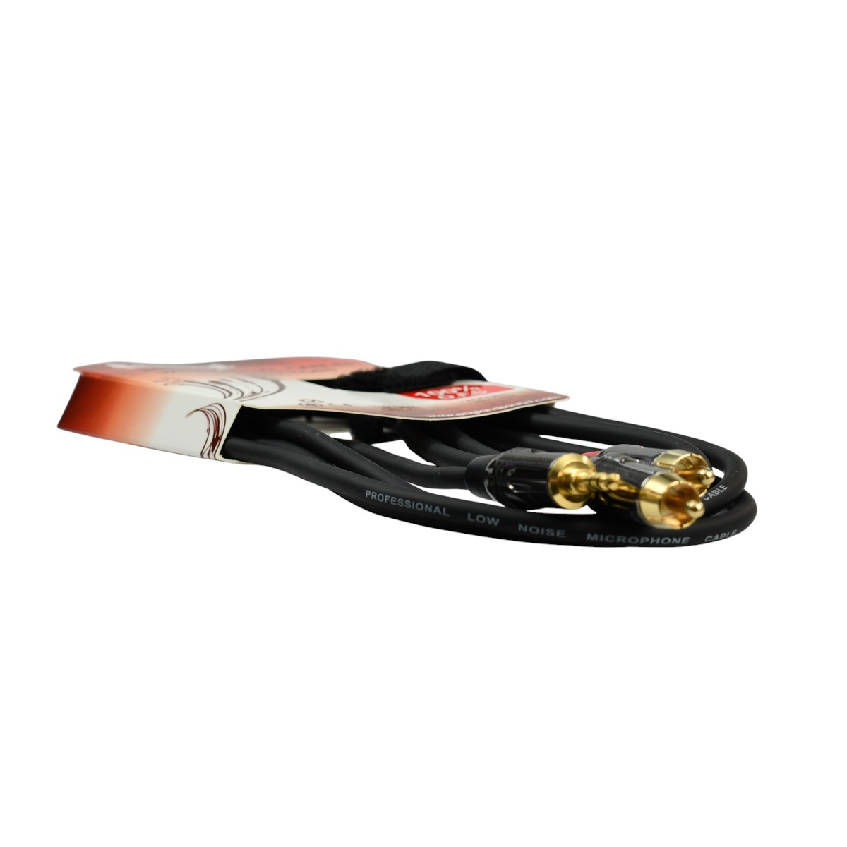 CABLE DE AUDIO, PLUG 3.5MM ESTEREO A 2 PLUG RCA, OFC, 2MTS