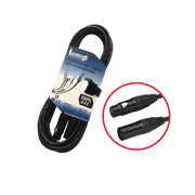 Cable DMX Plug XLR Hembra 3 pines a Plug XLR macho 3 pines , 10 m Long. de Cable, ENGLAND SOUND PRO ES-XLF10M