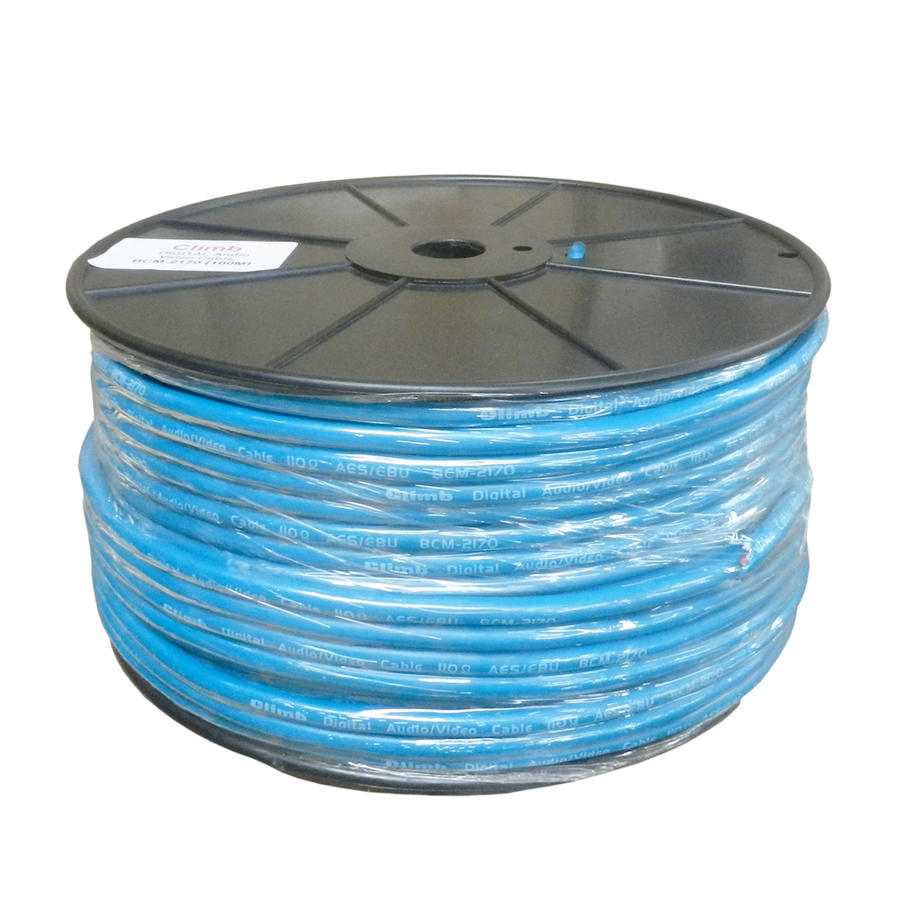 Rollo Cable Audio Calibre 21 AWG, 100 m, Cobre Pelado Sólido, CLIMB BCM-2170