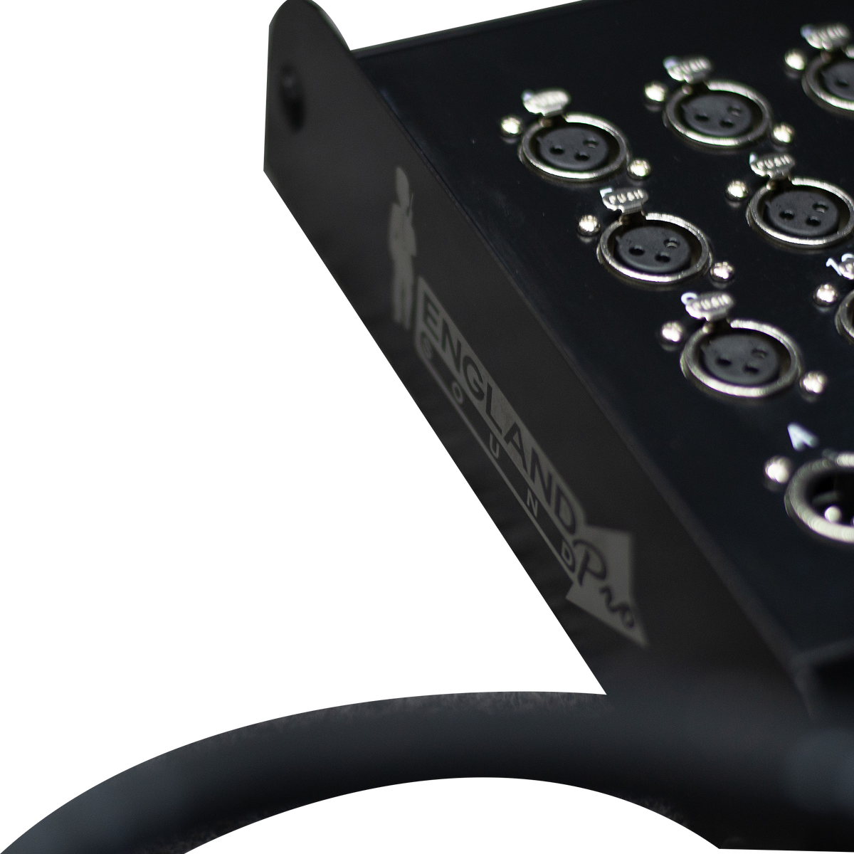 CABLE MEDUSA CON CAJA PARA ESCENARIO, 16 CANALES, (12 HEMBRAS XLR+ 4 MACHO XLR), 25 MTS