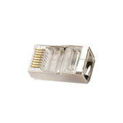 CONECTOR PLUG RJ-45,METALICO, 8P8C, 8 CONTACTOS