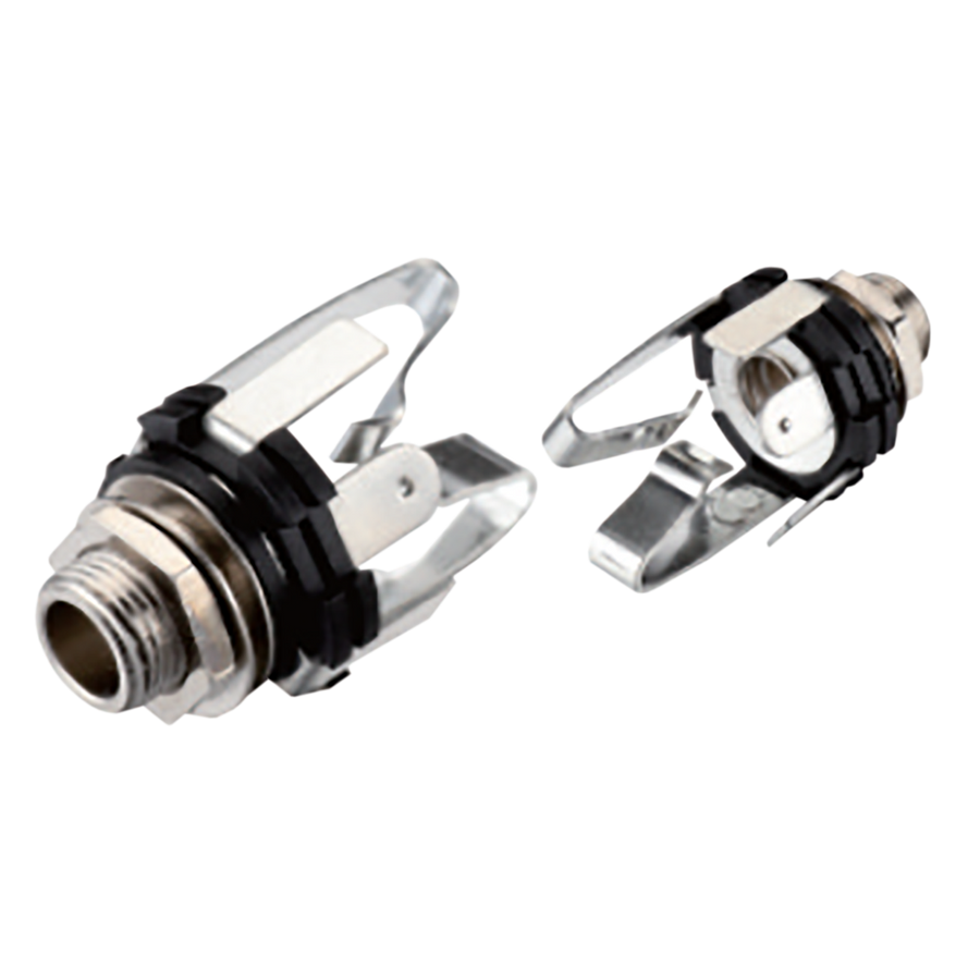 JACK DE CHASIS, 6.3MM, MONO, METALICO
