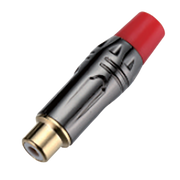 JACK RCA, PLATEADO, ROJO, METALICO