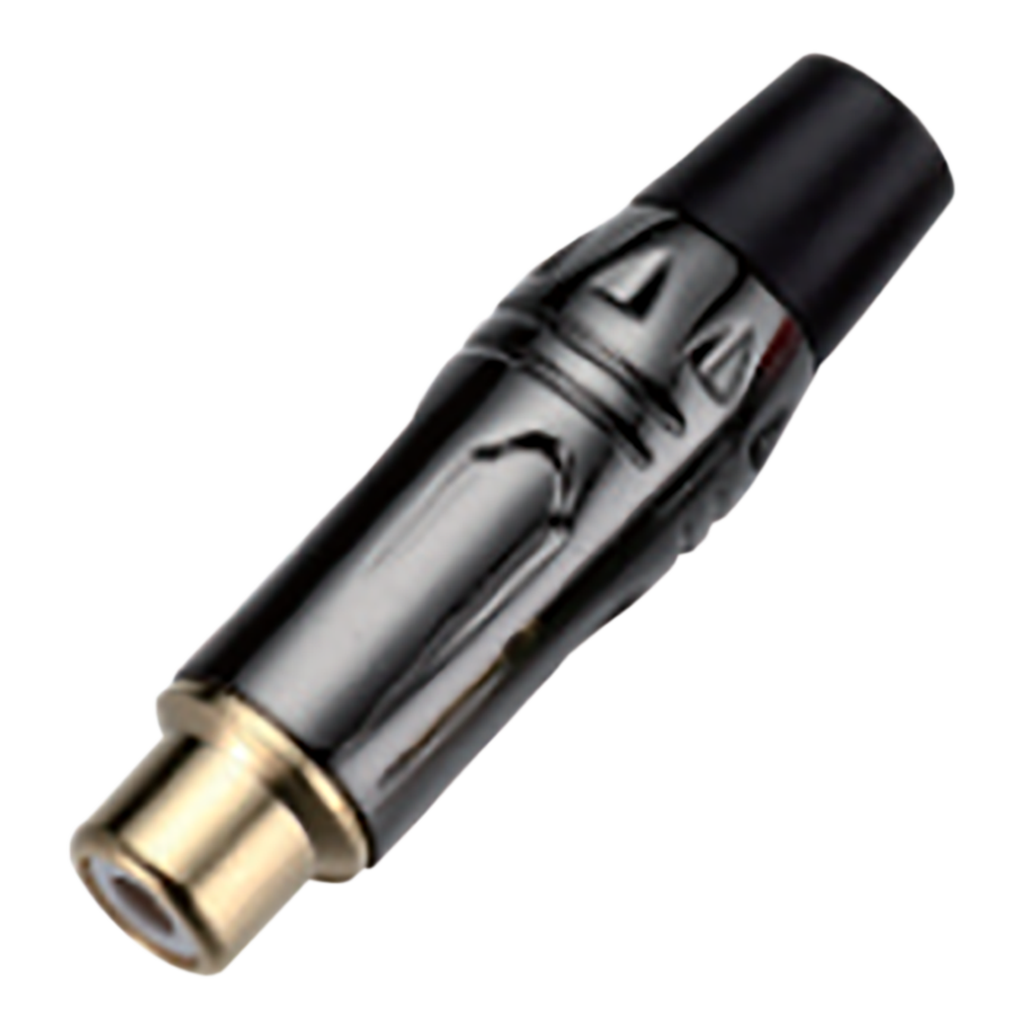 JACK RCA, PLATEADO, NEGRO, METALICO