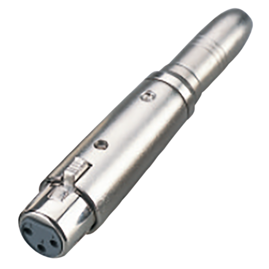 ADAPTADOR JACK XLR A JACK 6.3MM, METALICO