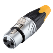 JACK XLR, 3 PINES, METALICO