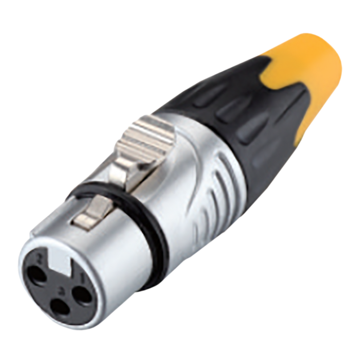 JACK XLR, 3 PINES, METALICO