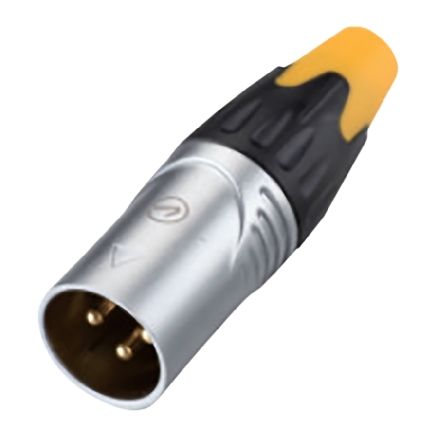 PLUG XLR, 3 PINES, METALICO