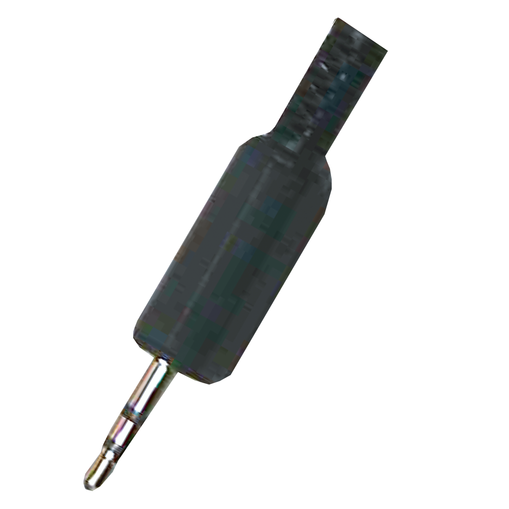 PLUG 3.5MM, SIN RESORTE, ESTEREO, PLASTICO