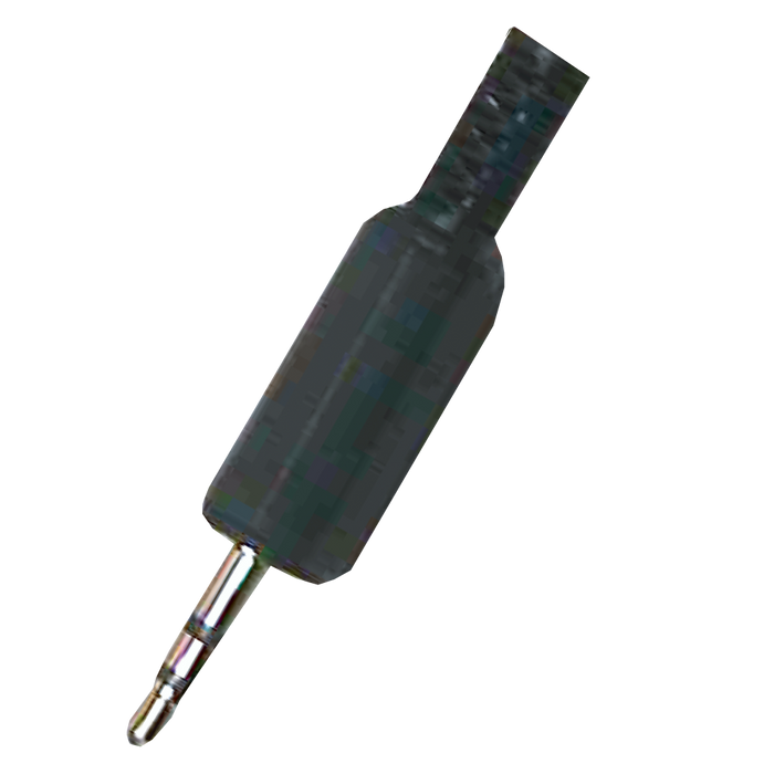 PLUG 3.5MM, SIN RESORTE, ESTEREO, PLASTICO