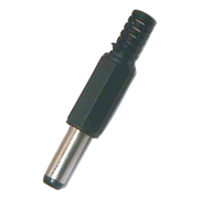 PLUG DC 5.5MM X 2.5MM, PLASTICO
