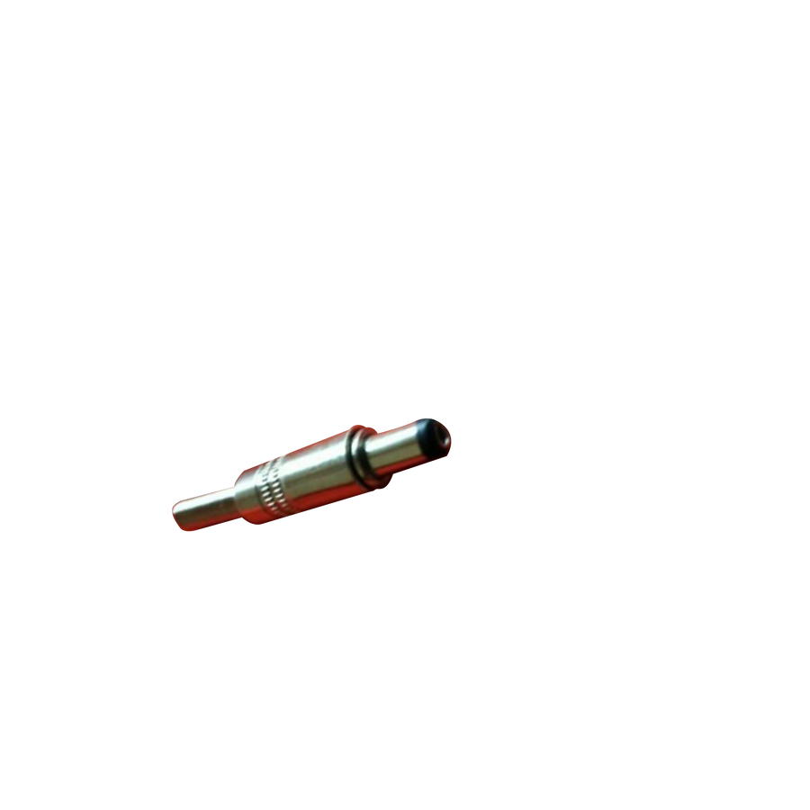 PLUG DC 5.5MM X 2.5MM, METALICO