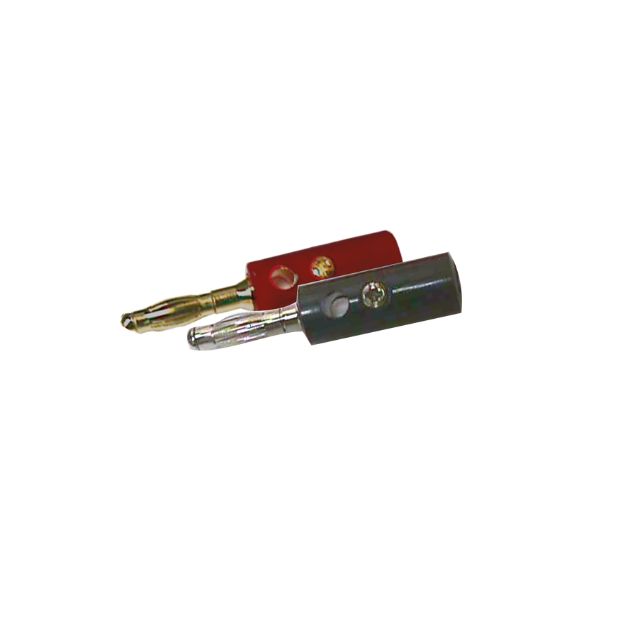 PLUG BANANA DORADO, ROJO Y NEGRO