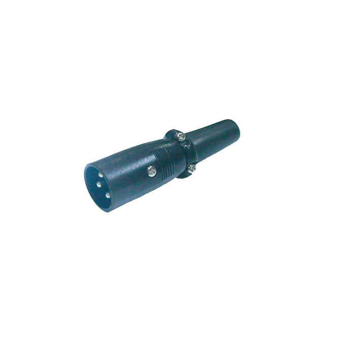 PLUG XLR, 3 PINES, METALICO