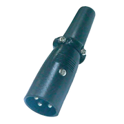 PLUG XLR, 3 PINES, METALICO