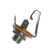 JACK DE CHASIS, 6.3MM, MONO, METALICO, CIRCUITO ABIERTO