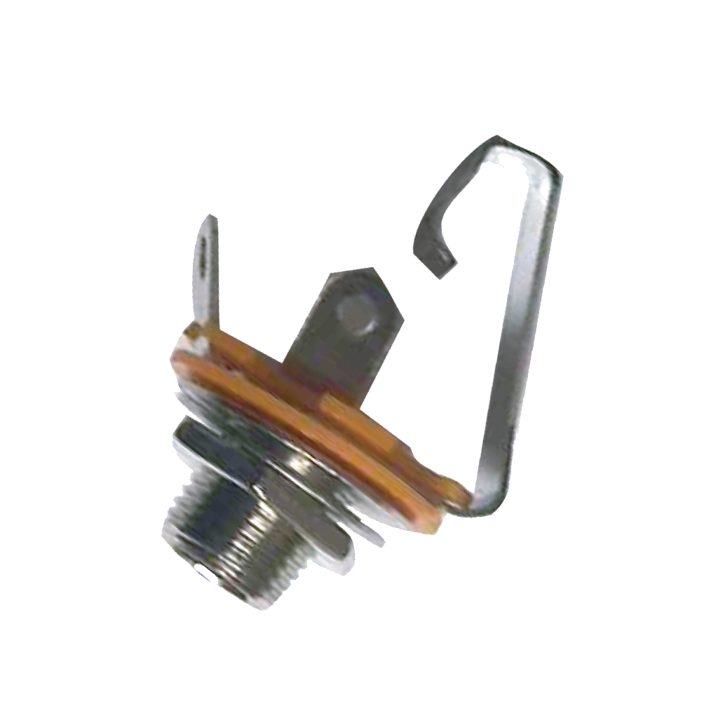 JACK DE CHASIS, 6.3MM, MONO, METALICO, CIRCUITO ABIERTO