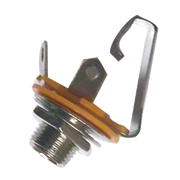 JACK DE CHASIS, 6.3MM, MONO, METALICO, CIRCUITO ABIERTO