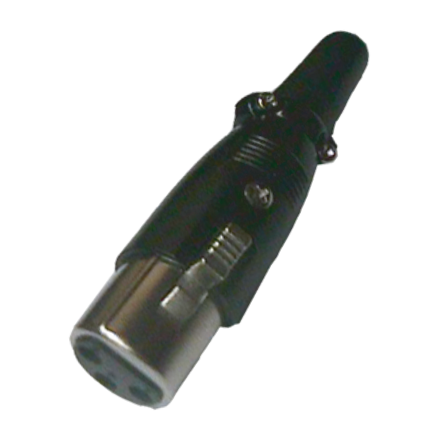 JACK XLR, 3 PINES, METALICO