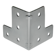 ESQUINERO METALICO, 6CM X 5.3CM X 3.5CM, TIPO L, ACERO LAMINADO