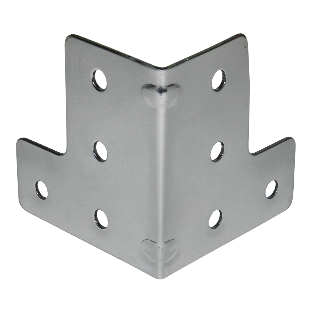 ESQUINERO METALICO, 6CM X 5.3CM X 3.5CM, TIPO L, ACERO LAMINADO