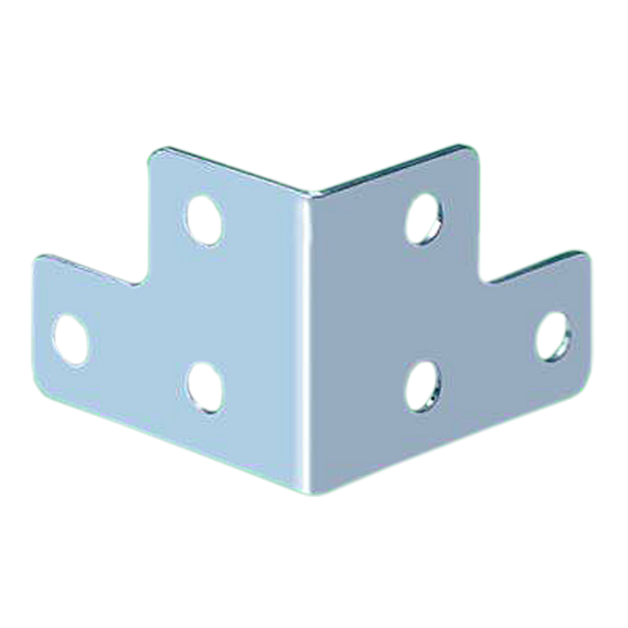 ESQUINERO METALICO, 1.6CM X 2.4CM X 3.2CM, 6 HUECOS