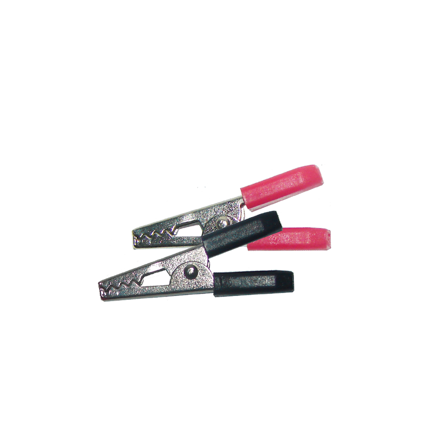 PAR DE LAGARTOS PEQUEÑO CON AGARRADERAS PLASTICAS, ROJO-NEGRO, 3.5CM