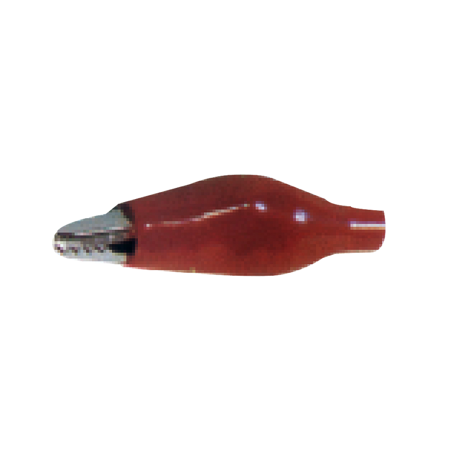 LAGARTO GRANDE CON FORRO DE VINIL, ROJO, 5.5CM