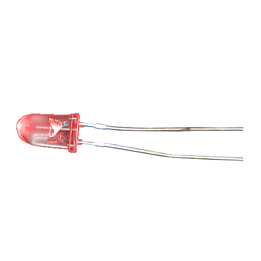 DIODO LED, 5MM, ROJO