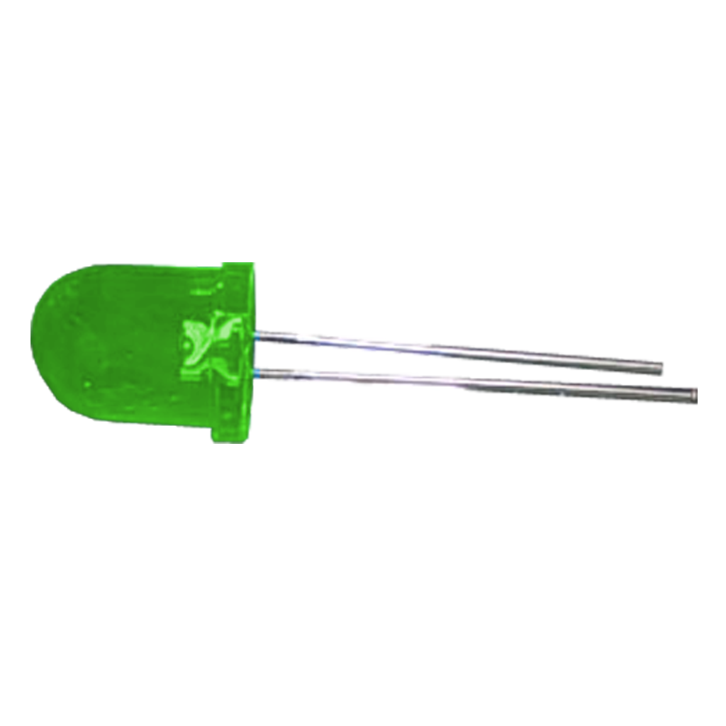 DIODO LED, 10MM, VERDE