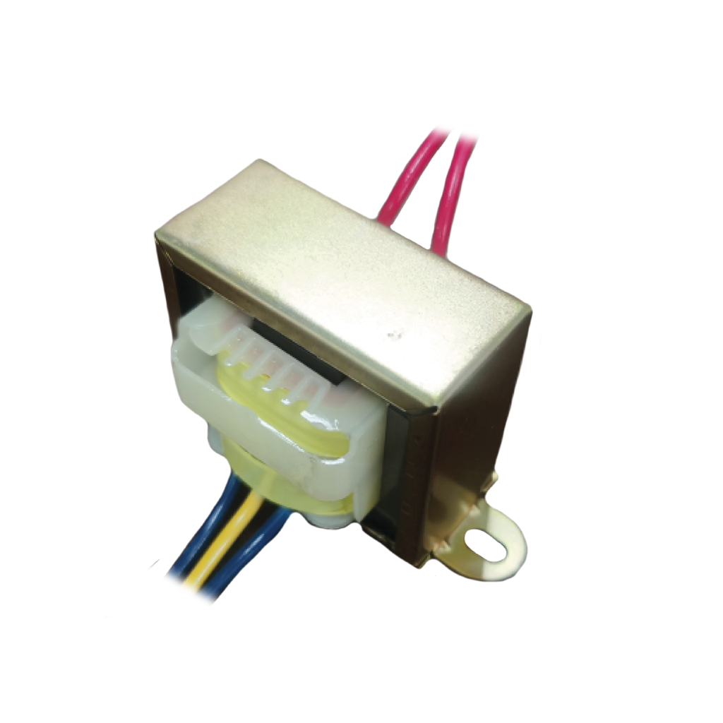 TRANSFORMADOR DE ONDA COMPLETA, 2V-0-12V, 6W, 0.5A, ENTRADA 110V